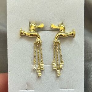 Kitchen Sink Faucet Dangle Earrings